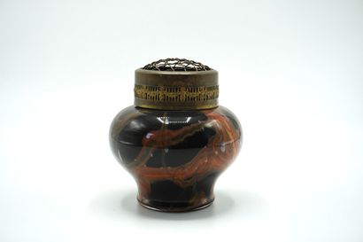 PIQUE FLEURS 037 (Small) Brown