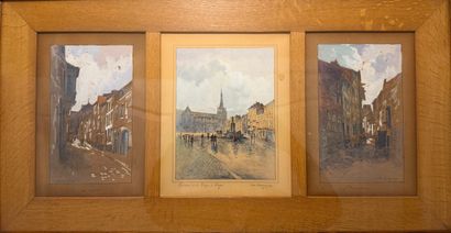 Georges COMHAIRE (1909-2000) Inv: 26016-56.
Gouache...