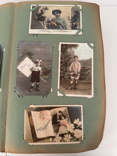 Beautiful album of postcards. General and...