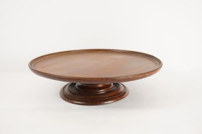Solid mahogany turntable. England circa 1830-...