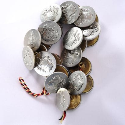Armorial silver buttons. V26016-78.
Set of...