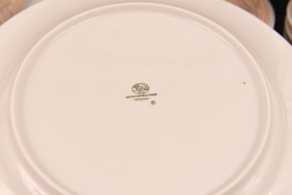 Hutschenreuther Germany. 
Porcelain.
6 large...