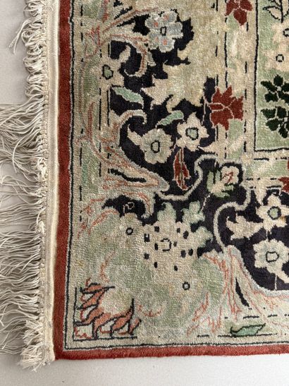 PERSIA. Silk carpet. N° 25024-17. 
Rectangular...