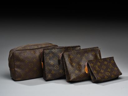 LOUIS VUITTON
Set of four toilet bags in...