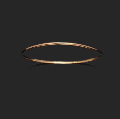 18K (750°°°) rose gold band (hallmark: eagle...