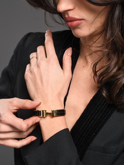 HERMES - Paris
Clic H bracelet in gilded...