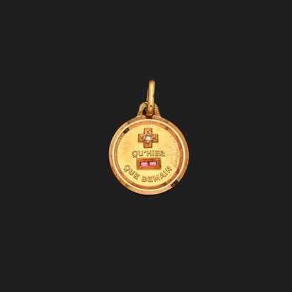 AUGIS
Medal in yellow gold 750°°° (hallmark:...