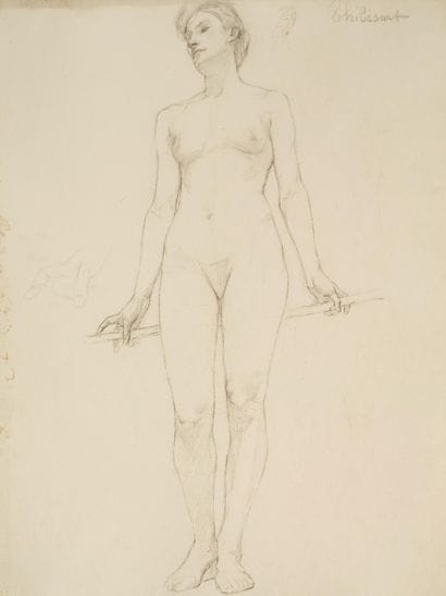Raymond THIBÉSART (1874-1968)
Etude de nu...
