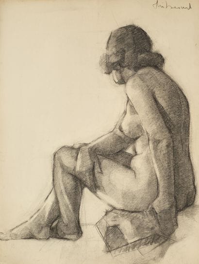 Raymond THIBÉSART (1874-1968)
Etude de nu...