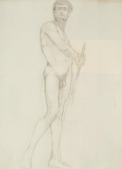 Raymond THIBÉSART (1874-1968)
Etude de nu...