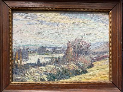 Raymond QUIBEL (1883-1978)
La Seine à Amfreville-la-Mi-Voie
Huile...