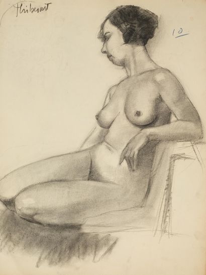 Raymond THIBÉSART (1874-1968)
Etude de nu...