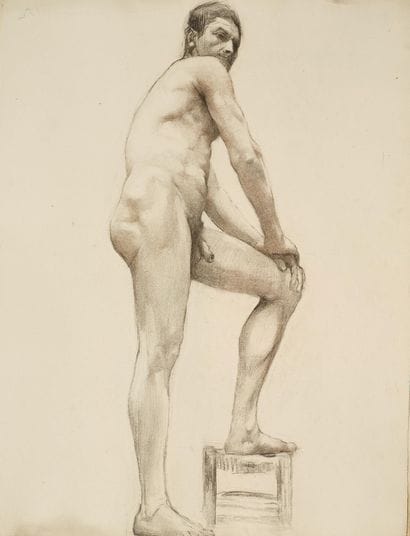 Raymond THIBÉSART (1874-1968)
Etude de nu...