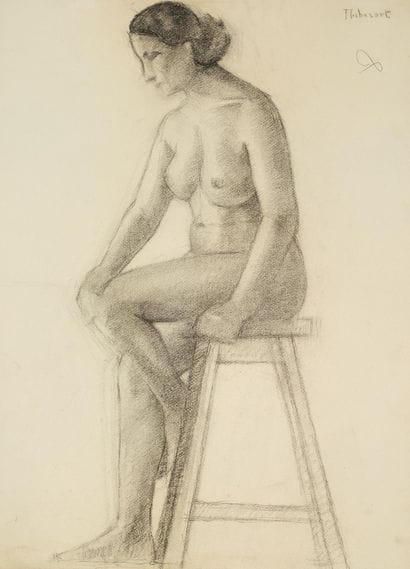 Raymond THIBÉSART (1874-1968)
Etude de nu...