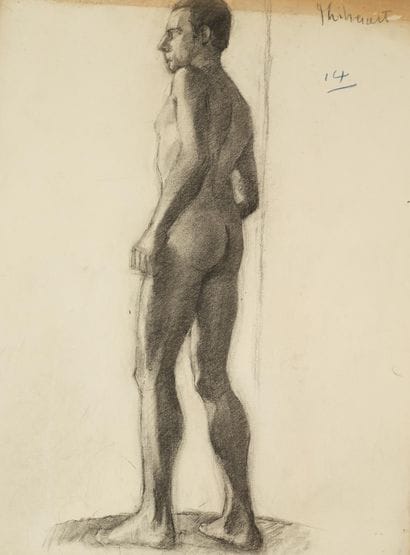Raymond THIBÉSART (1874-1968)
Etude de nu...