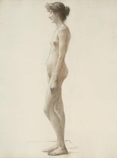 Raymond THIBÉSART (1874-1968)
Etude de nu...