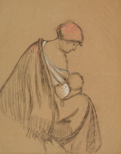 Raymond THIBÉSART (1874-1968)
Maternité.
Réunion...