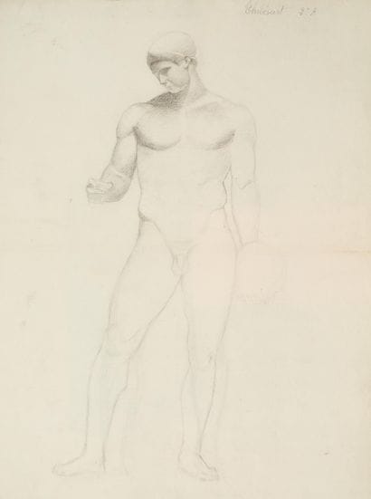 Raymond THIBÉSART (1874-1968)
Etude de nu...