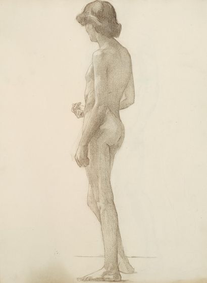 Raymond THIBÉSART (1874-1968)
Etude de nu...