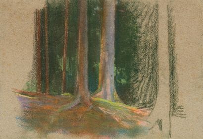 Raymond THIBÉSART (1874-1968)
L'orée du bois
Aquarelle...