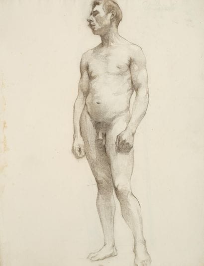 Raymond THIBÉSART (1874-1968)
Etude de nu...