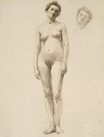Raymond THIBÉSART (1874-1968)
Etude de nu...