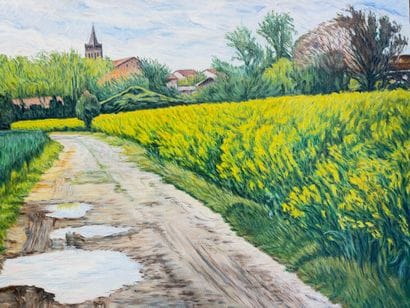 Serge BOUGOURD (1934)
Paysage de normandie...