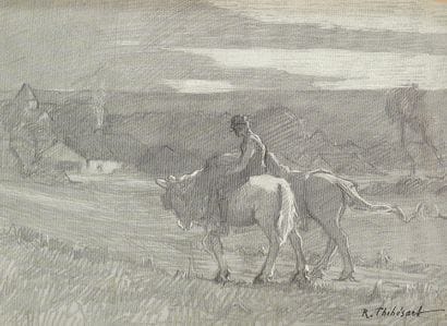 Raymond THIBÉSART (1874-1968)
Le retour des...