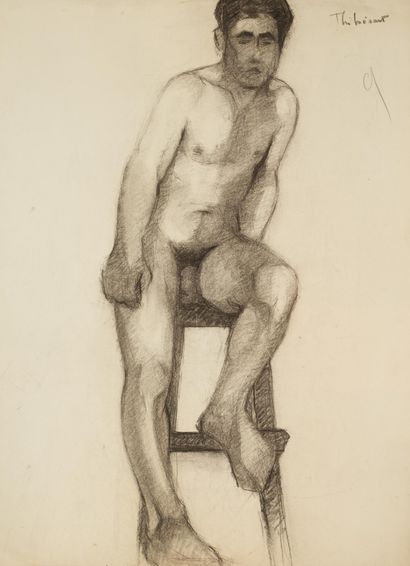 Raymond THIBÉSART (1874-1968)
Etude de nu...