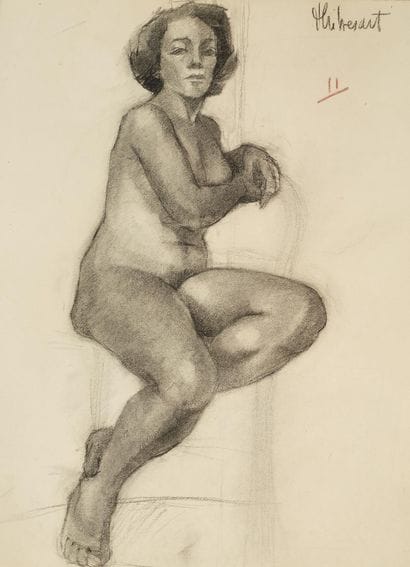 Raymond THIBÉSART (1874-1968)
Etude de nu...