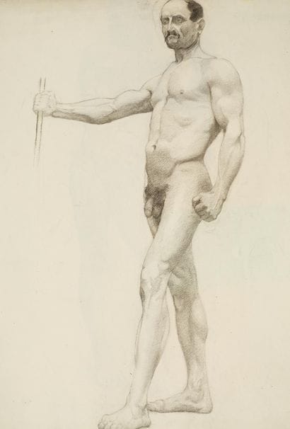 Raymond THIBÉSART (1874-1968)
Etude de nu...