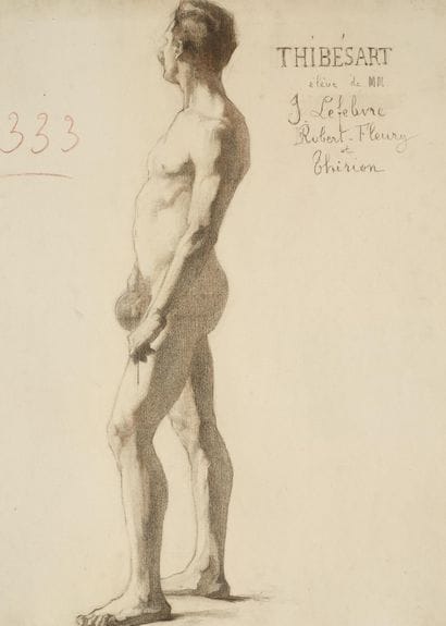 Raymond THIBÉSART (1874-1968)
Etude de nu...