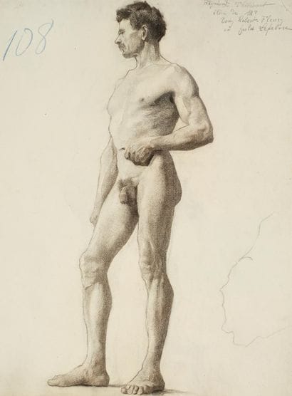 Raymond THIBÉSART (1874-1968)
Etude de nu...