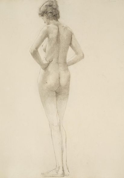 Raymond THIBÉSART (1874-1968)
Etude de nu...