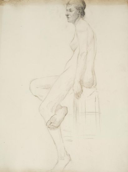 Raymond THIBÉSART (1874-1968)
Etude de nu...