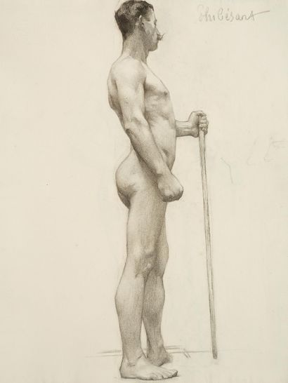 Raymond THIBÉSART (1874-1968)
Etude de nu...