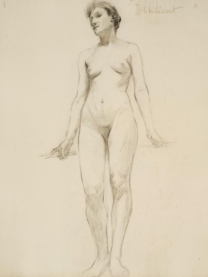 Raymond THIBÉSART (1874-1968)
Etude de nu...