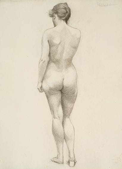 Raymond THIBÉSART (1874-1968)
Etude de nu...