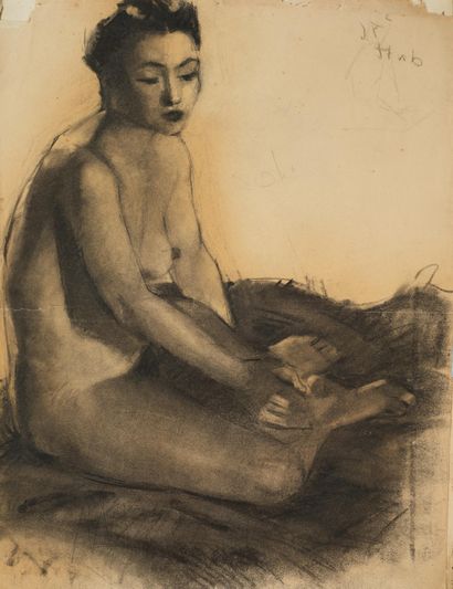 Raymond THIBÉSART (1874-1968)
Etude de nu...