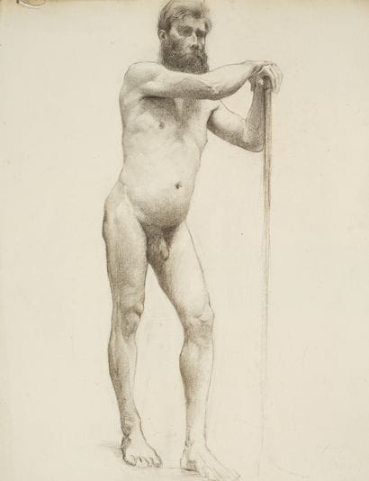 Raymond THIBÉSART (1874-1968)
Etude de nu...