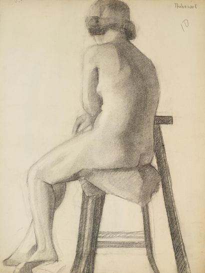 Raymond THIBÉSART (1874-1968)
Etude de nu...
