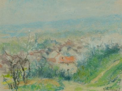 Raymond THIBÉSART (1874-1968)
Vue de Vaux...