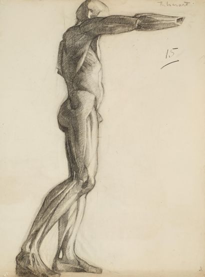 Raymond THIBÉSART (1874-1968)
Etude de nu...