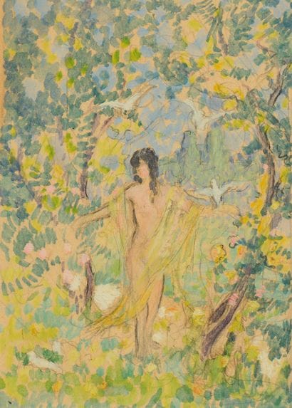 Raymond THIBÉSART (1874-1968)
L'enfant et...