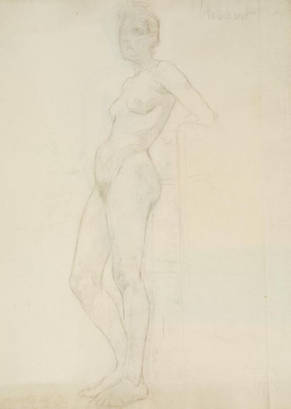 Raymond THIBÉSART (1874-1968)
Etude de nu...