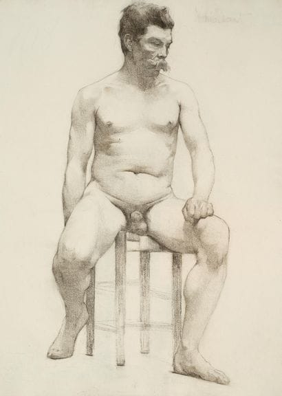 Raymond THIBÉSART (1874-1968)
Etude de nu...