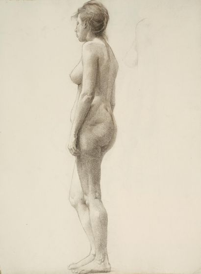 Raymond THIBÉSART (1874-1968)
Etude de nu...
