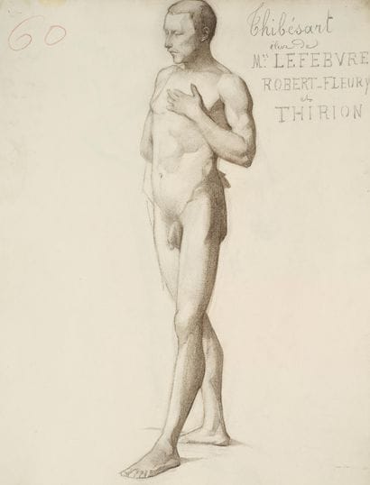 Raymond THIBÉSART (1874-1968)
Etude de nu...