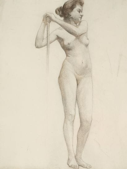Raymond THIBÉSART (1874-1968)
Etude de nu...