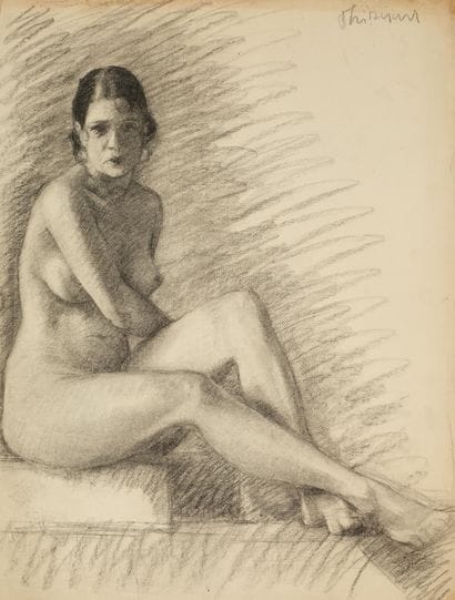 Raymond THIBÉSART (1874-1968)
Etude de nu...